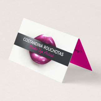 Make Up Artist Business Card - folded card