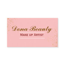 Make Up Artist Business cards 
