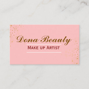 Make Up Artist Business cards
