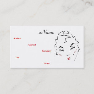 Make-up Artist Classic III Business Card