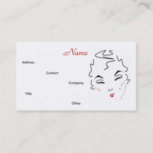 Make-up Artist Classic Lips IV Business Card