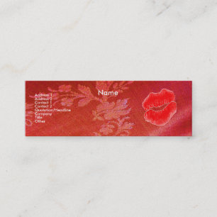 "Make-up Artist" Floral Profile Card -Customizable