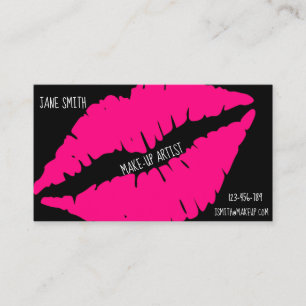 Make-up artist freelance cosmetic business card