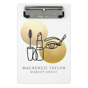 Make Up Artist Personalised Business Mini Clipboard