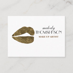 Make Up Artist Standard Matte Business Card