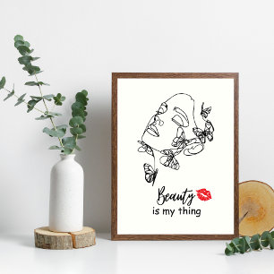 Make up Artist Wall Art, Beautician Beauty Salon Poster