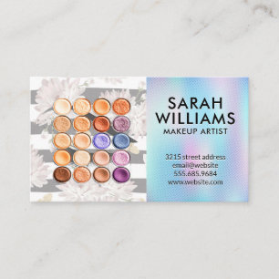 Make Up Artist Womens Beauty Cosmetics Business Card