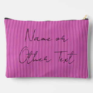 Make-Up Bag Pink Lines HAMbyWG