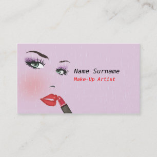 Make-Up Beauty Salon Business Card