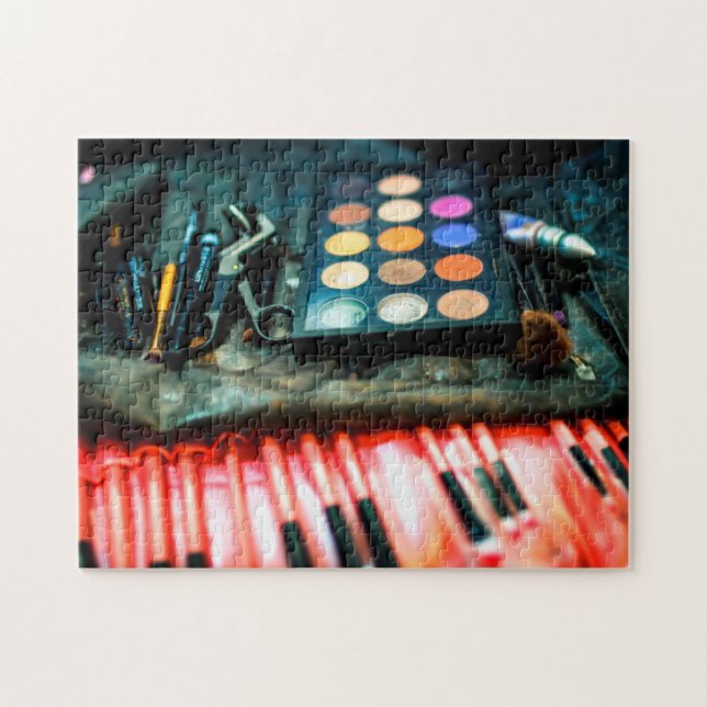 Make-Up Brushes Jigsaw Puzzle (Horizontal)