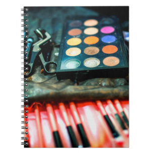 Make-Up Brushes Spiral Notebook