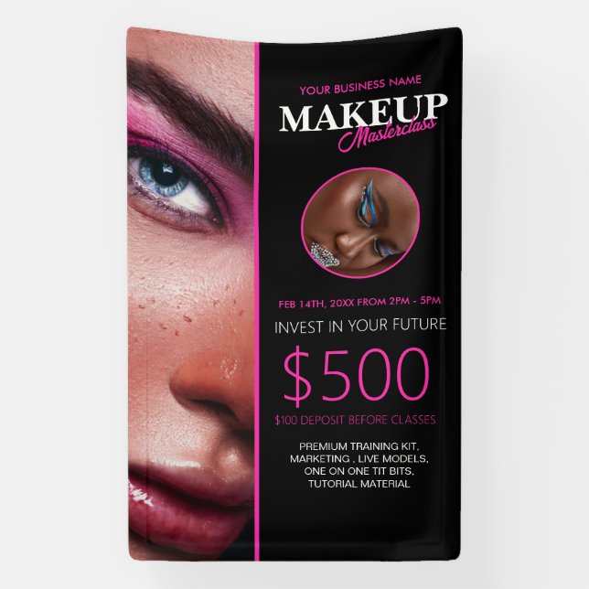 Make Up Classes Custom Banner (Vertical)