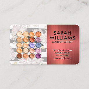 Make Up Foundation   Beauty Cosmetics  Business Card