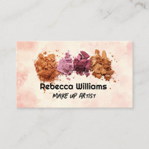 Make Up Foundation Powder Cosmetics Business Card