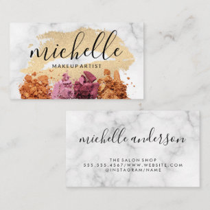 Make up Foundation Powder Kiss Stain Business Card