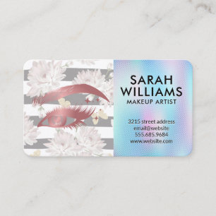 Make Up Logo Beauty Cosmetics Business Card