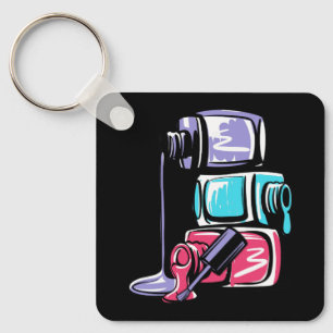 Make Up Nail Polish Makeup Cosmetics Manicure Nail Key Ring