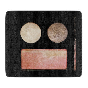 Make-Up Palette-Face by Shirley Taylor Cutting Board