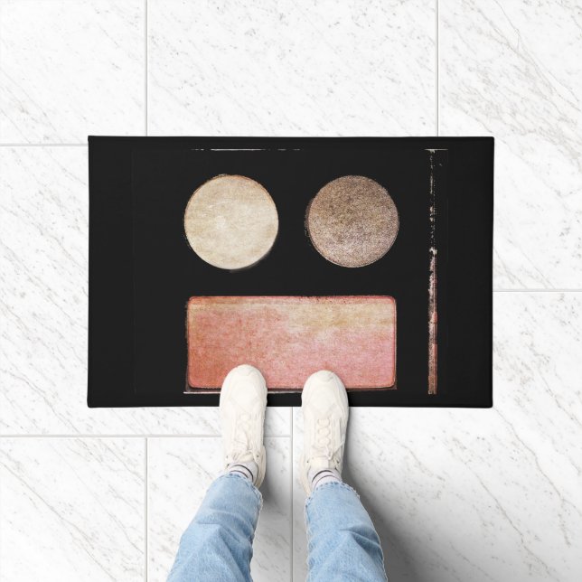 Make-Up Palette-Face by Shirley Taylor Doormat (Indoor)