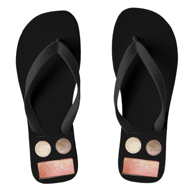 Make-Up Palette-Face by Shirley Taylor Jandals (Footbed)