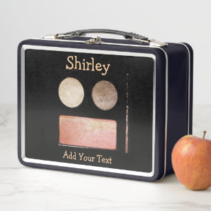 Make-Up Palette-Face by Shirley Taylor Metal Lunch Box