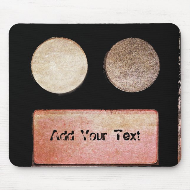 Make-Up Palette-Face by Shirley Taylor Mouse Pad (Front)