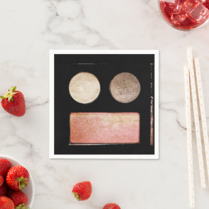Make-Up Palette-Face by Shirley Taylor Napkin