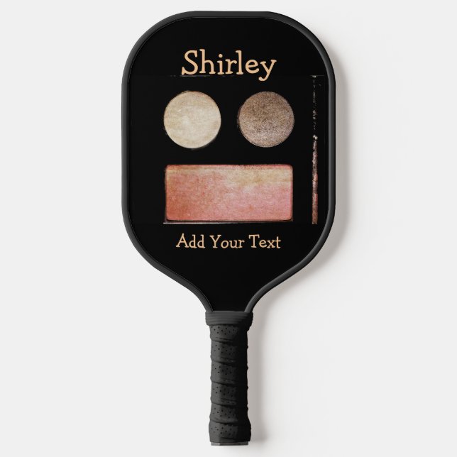Make-Up Palette-Face by Shirley Taylor Pickleball Paddle (Front)