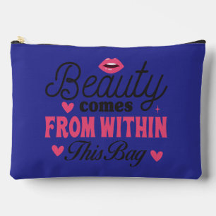 Make Up Quote Accessory Pouch
