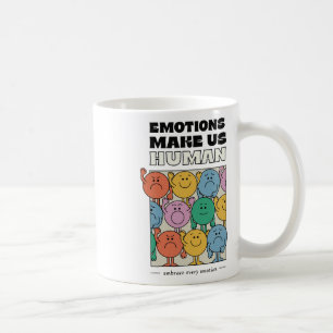 Make Us Human Retro Mental Health Positive Quote Coffee Mug