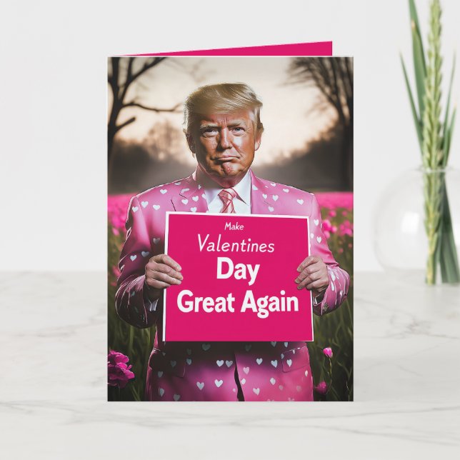 Make Valentine’s Day Great Again Invitation (Front)