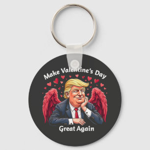 Make Valentine's Day Great Again Trump Lovers Key Ring