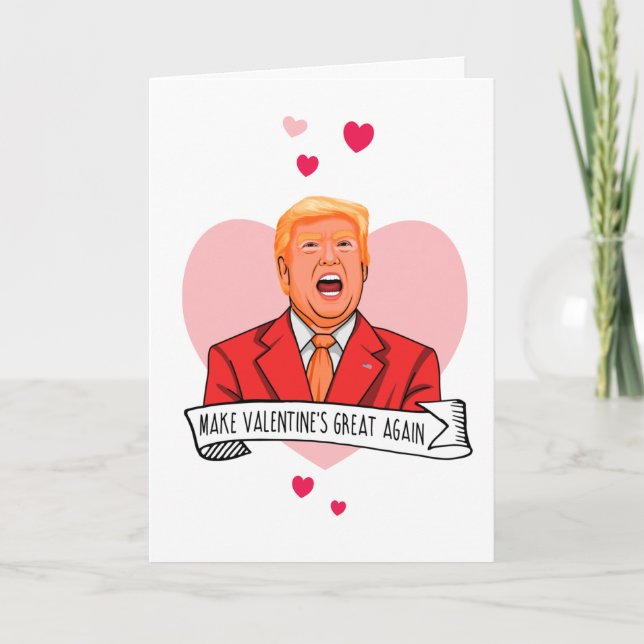 Make Valentine's Great Again Card (Front)