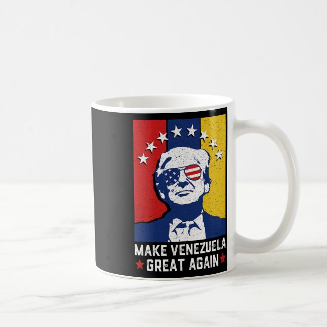 Make Venezuela Great Again 2026 Funny Trump Meme  Coffee Mug (Right)