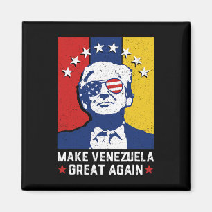 Make Venezuela Great Again 2026 Funny Trump Meme  Magnet