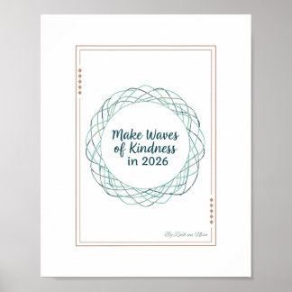 Make Waves of Kindness in 2026 Poster