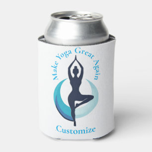 Make Yoga Great Again Thunder_Cove Can Cooler