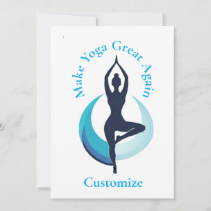 Make Yoga Great Again Thunder_Cove Invitation