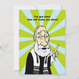 Make you plotz Hanukkah Card