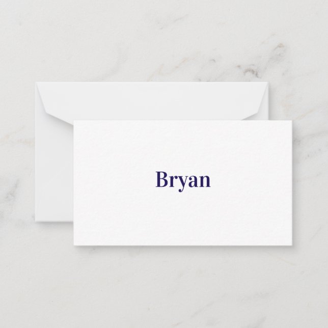 Make Your Brand 3.5" x 2" Squared Flat  Card (Front)
