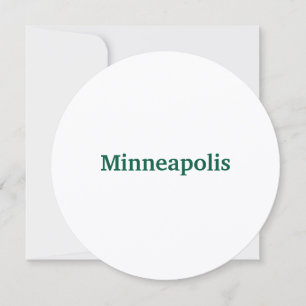 Make Your Brand 5.25" x 5.25" Circle Flat Announcement
