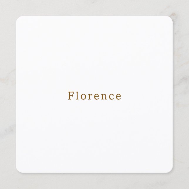 Make Your Brand 5.25" x 5.25" Rounded Flat Programme (Front)