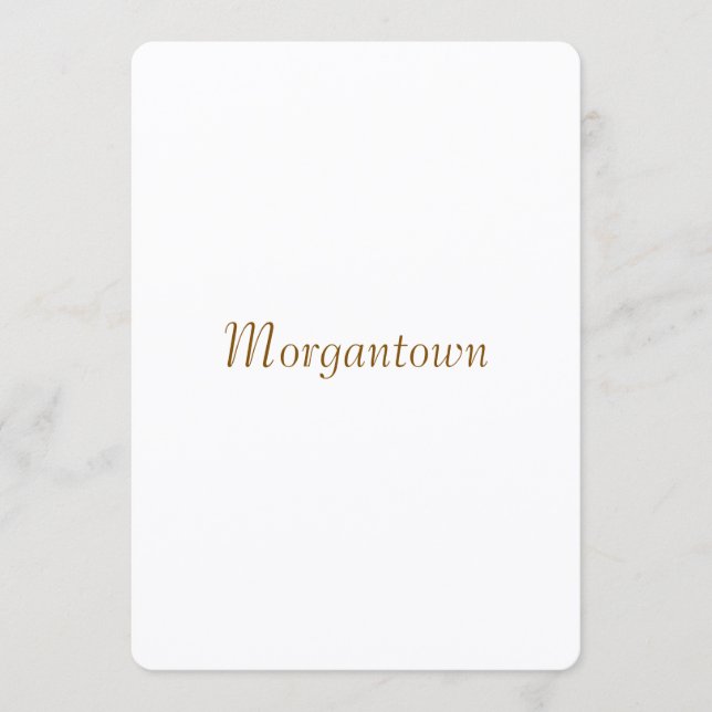 Make Your Brand 5" x 7" Rounded Flat Menu (Front)