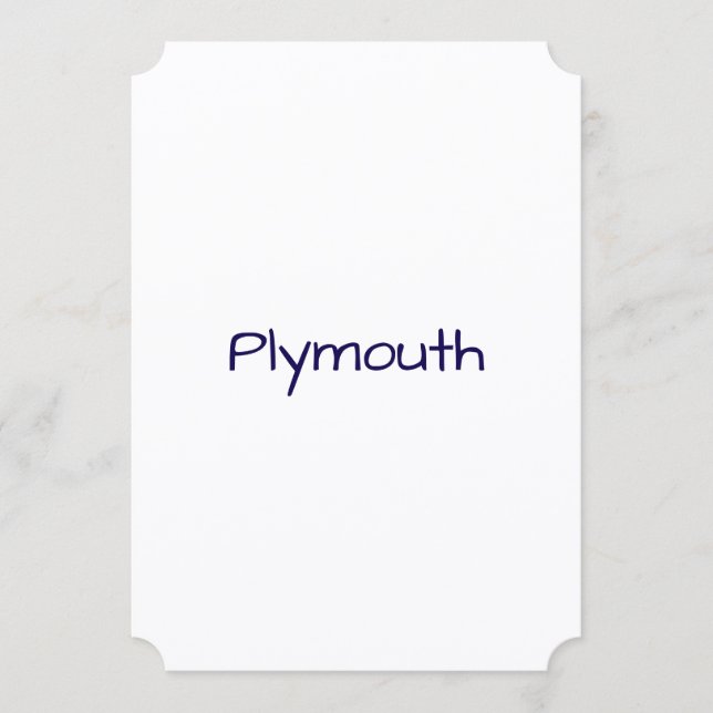 Make Your Brand 5" x 7" Ticket Flat Menu (Front)