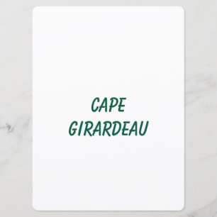 Make Your Brand 6.5" x 8.75" Rounded Flat Menu