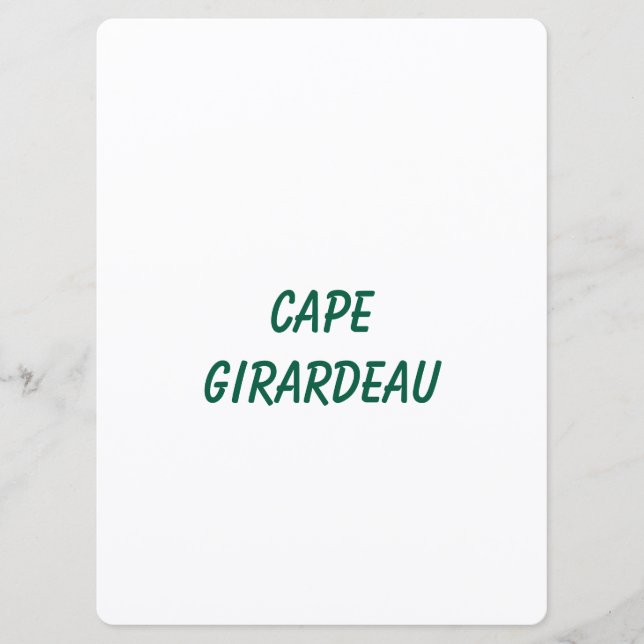 Make Your Brand 6.5" x 8.75" Rounded Flat Menu (Front)