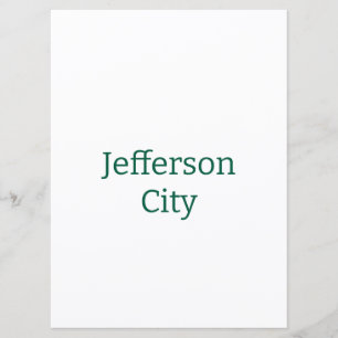 Make Your Brand 6.5" x 8.75" Squared Flat Menu