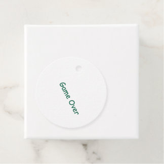 Make Your Brand Custom Circle Favour Tags