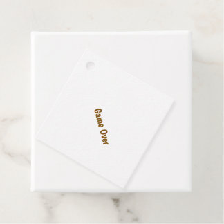 Make Your Brand Custom Square Favour Tags
