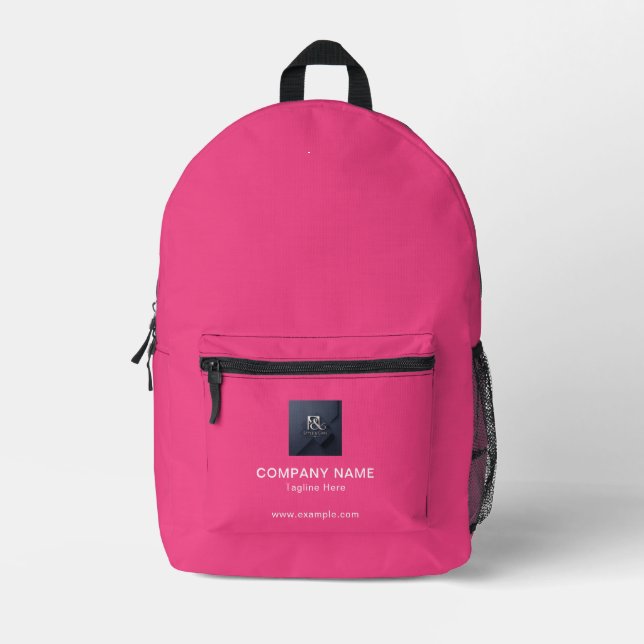 Make Your Brand Cut Sew Backpack – Custom Design (Front)